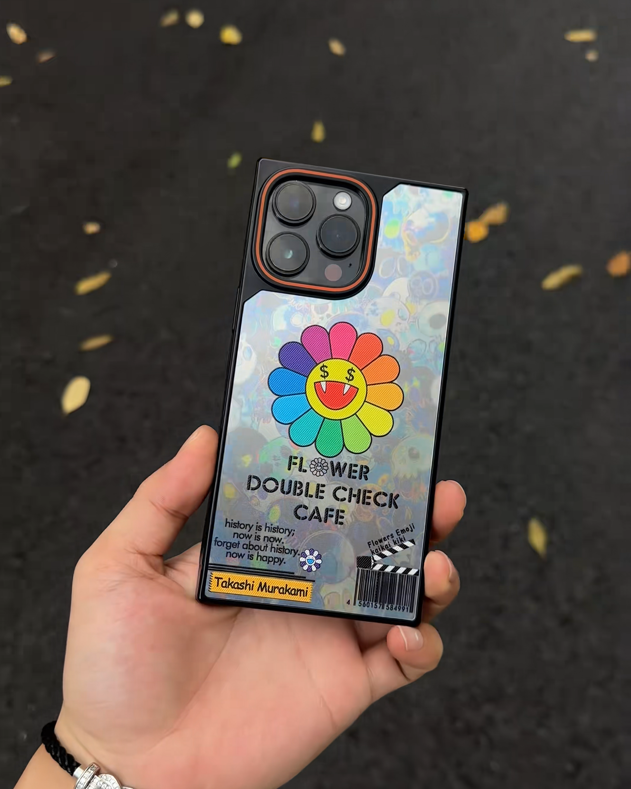 太陽花方形鐳射手機殼-ZUIHANG SHOP